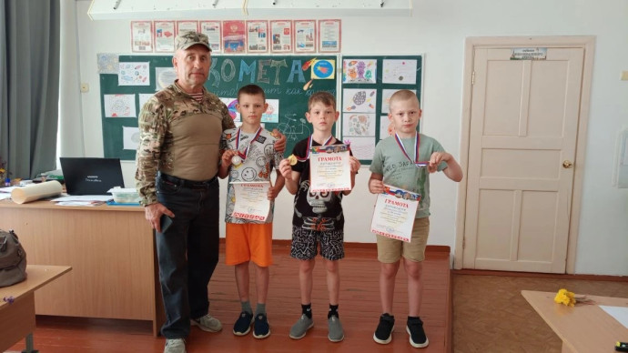 Проведение первенства по бегу п.Громадск 3